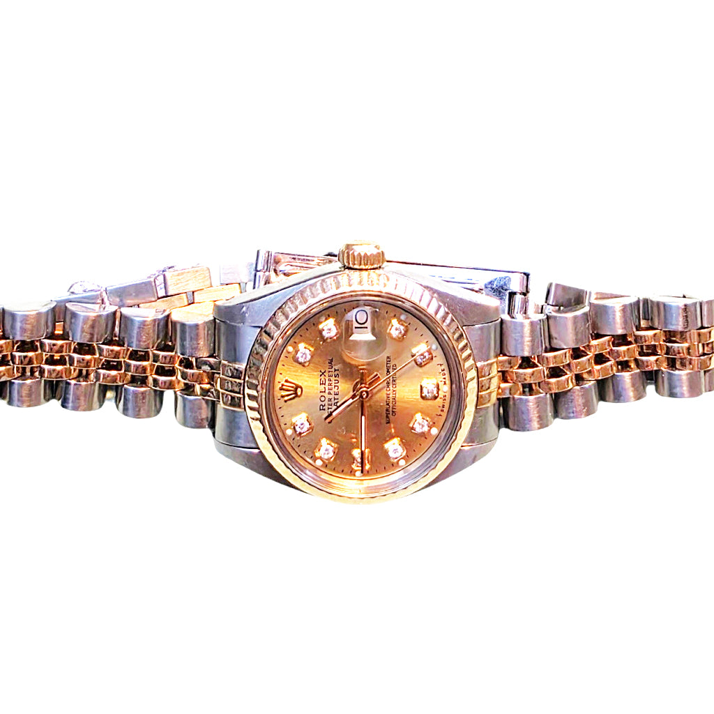 Ladies Rolex Datejust Ref. 6917 - Gold Diamond Dial