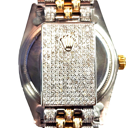 Rolex Datejust Ref. 1601 – Fully Iced Gold Roman Diamond Dial