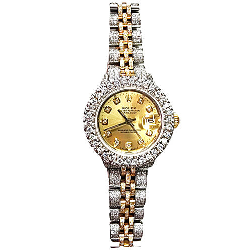 Rolex Lady Datejust Ref. 6917 – Fully Iced Diamond Watch