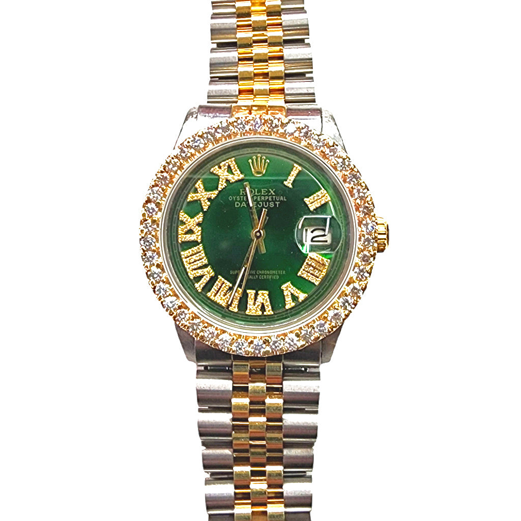 Rolex Datejust Ref. 1601 – Candy Green Diamond Dial