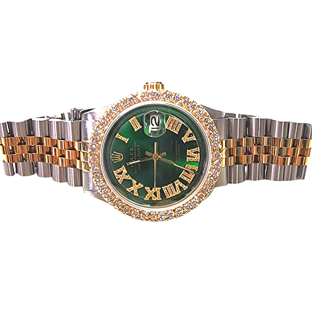 Rolex Datejust Ref. 1601 – Candy Green Diamond Dial
