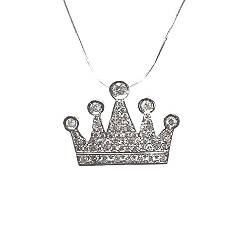 Royal Diamond Crown Pendant