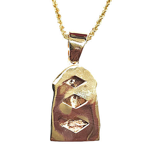 Back of a jesus head pendant