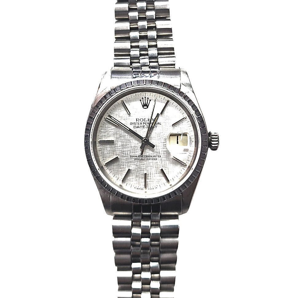 Rolex Datejust Ref. 16014 – Original White Linen Dial