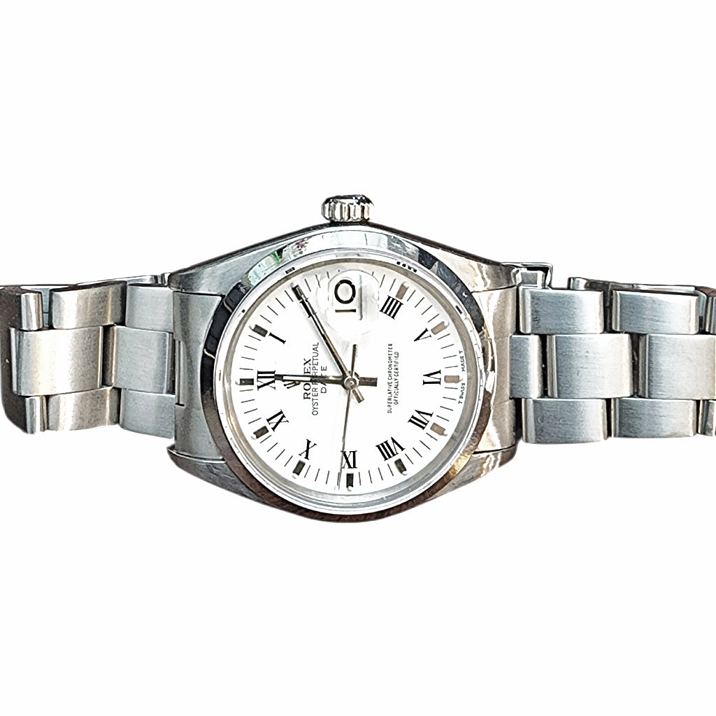Rolex Date Ref. 1500 – White Roman Dial