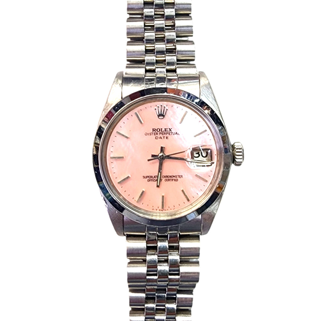 Rolex Date Ref. 1500 – Pink Mother-of-Pearl Dial