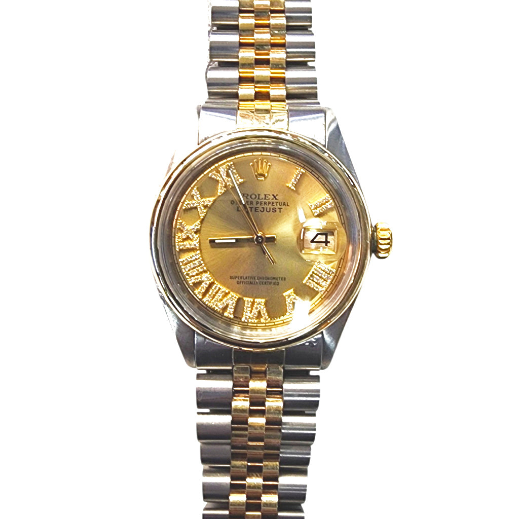 Rolex Datejust Ref. 1601 – Diamond Roman Dial