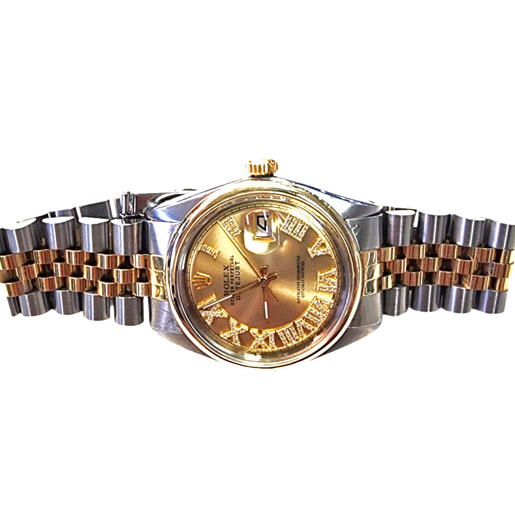 Rolex Datejust Ref. 1601 – Diamond Roman Dial