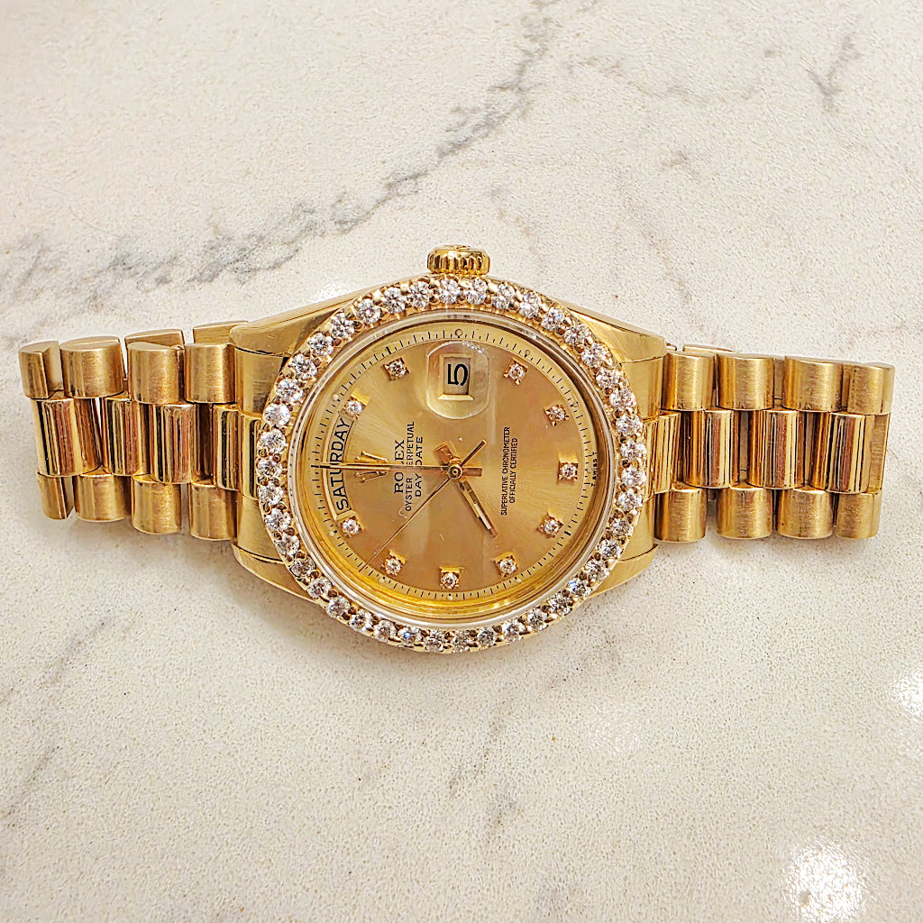 Rolex Day-Date President Ref. 1803 – Gold Diamond Dial