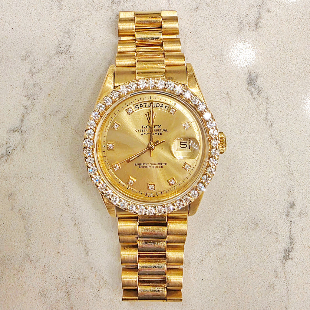 Rolex Day-Date President Ref. 1803 – Gold Diamond Dial