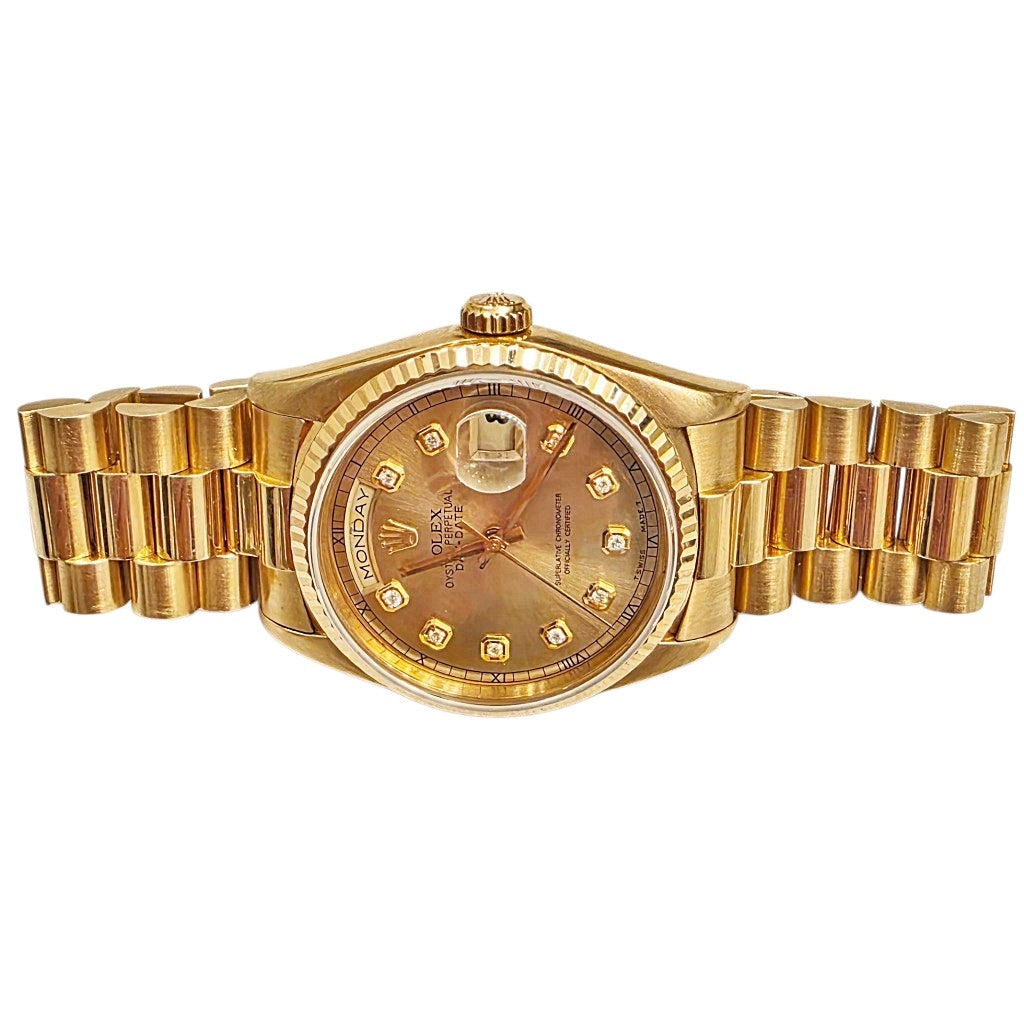 Rolex Day-Date President Ref. 18238 – Gold Diamond Dial