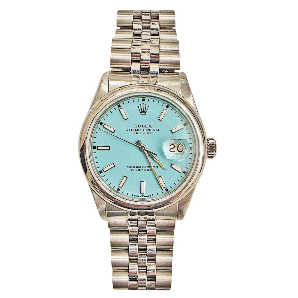 Rolex Datejust Ref. 16014 – Turquoise Blue Dial