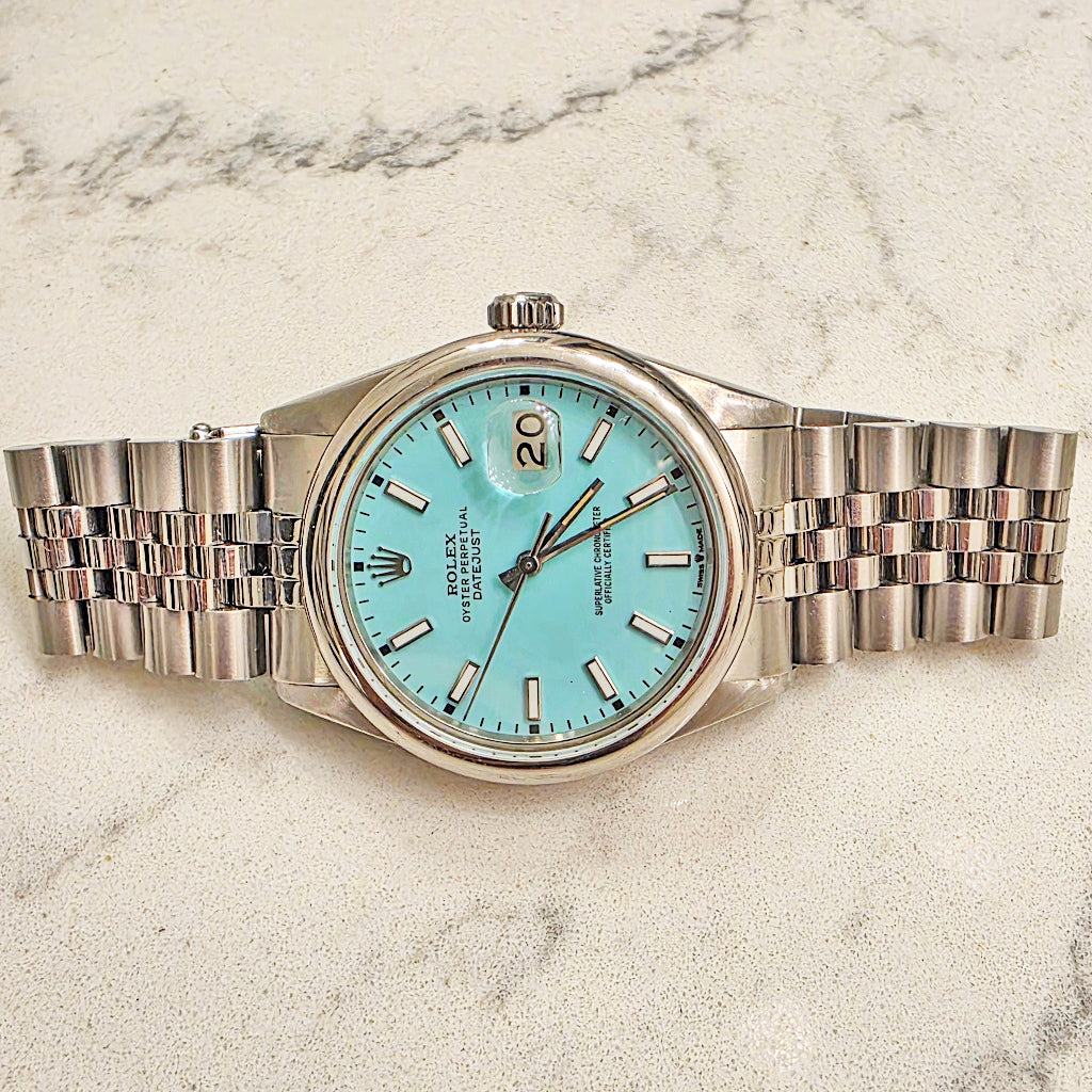 Rolex Datejust Ref. 16014 – Turquoise Blue Dial