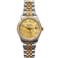 rolex datejust with diamond Roman numeral hour markers