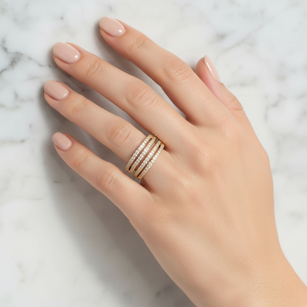 Diamond Gold Band Lifestyle
