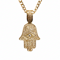 Diamond Pavé Hamsa Enhanced