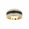 Enhanced blue-stone ring