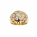 Enhanced dome diamond ring