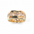 Enhanced Gold Diamond Band Ring