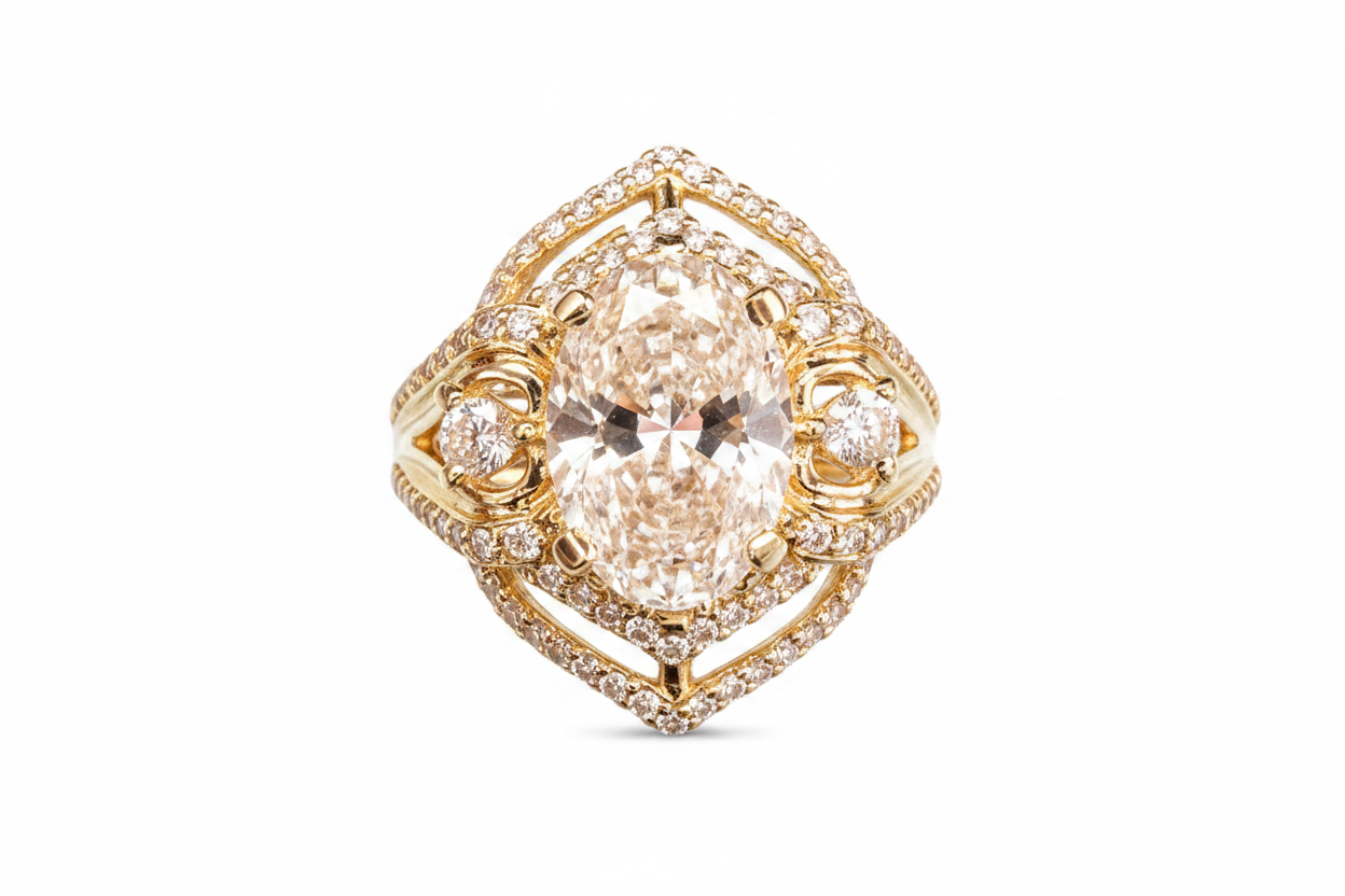Enhanced Gold Ring - Top