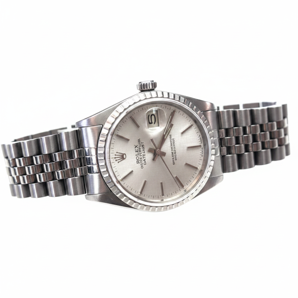 Enhanced Rolex Datejust - Angled View