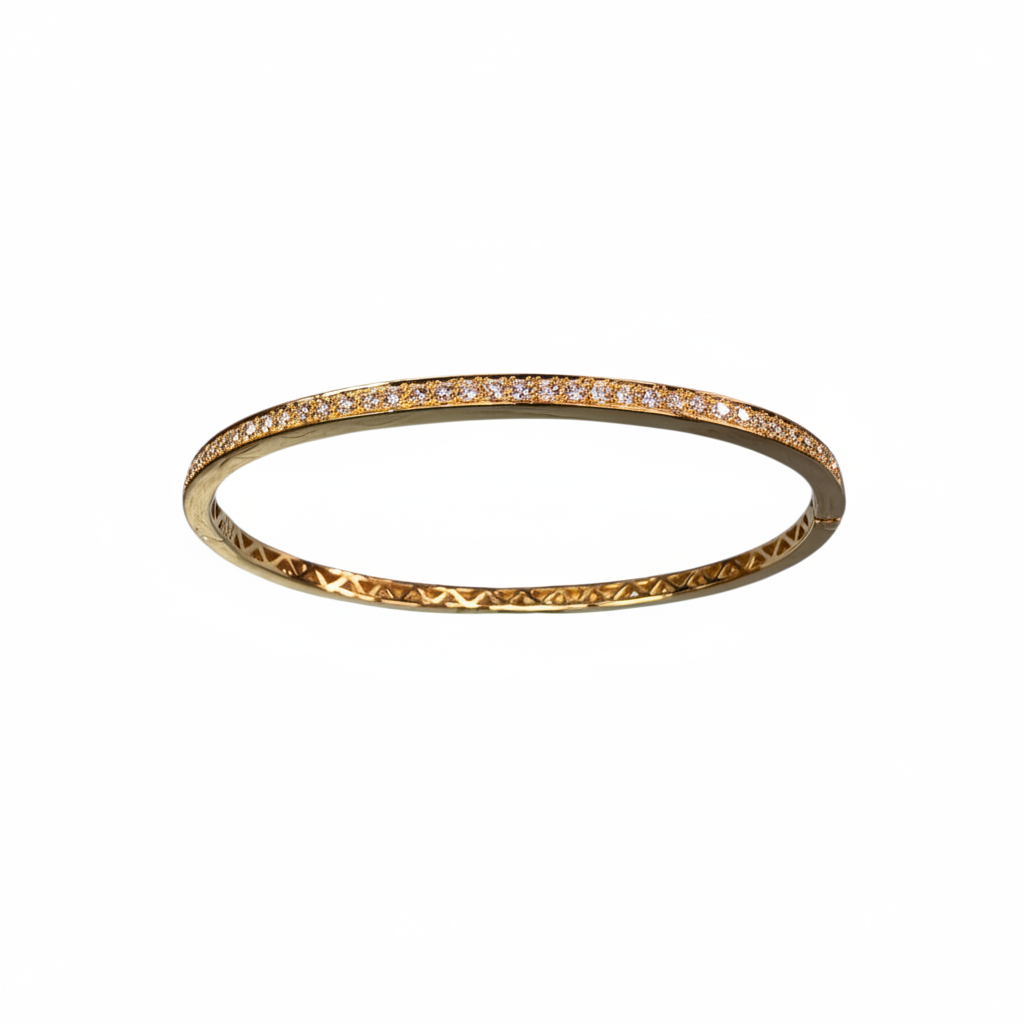 Classic Diamond Bangle Bracelet
