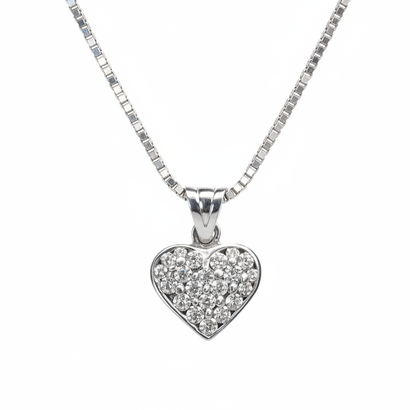 Original Heart Pendant with Box Chain