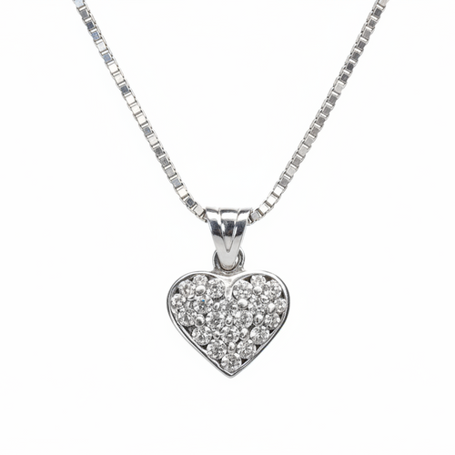 Original Heart Pendant with Box Chain