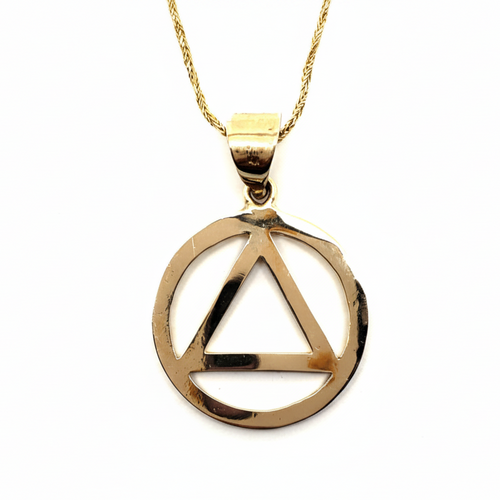 back view of aa pendant
