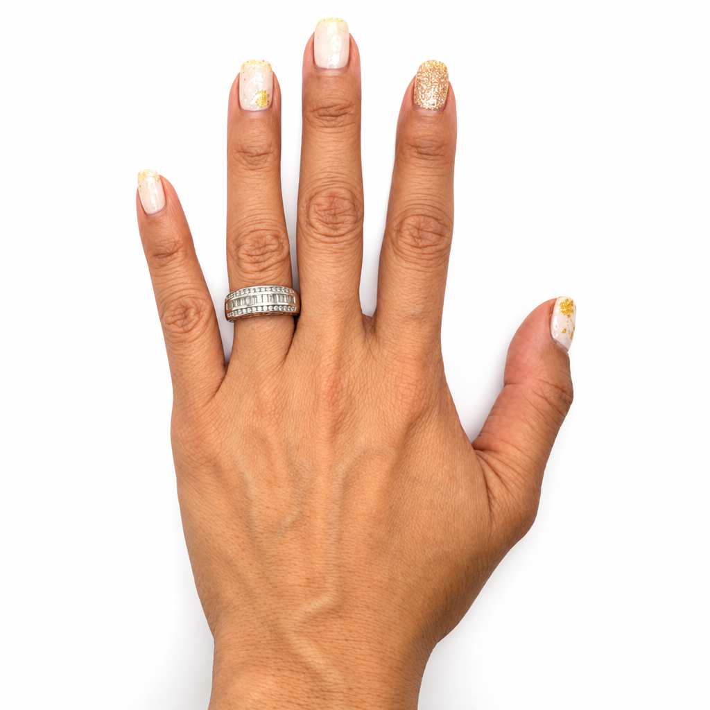 Revised enhancement using the actual on-finger proportions