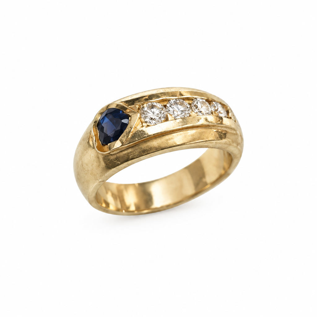 Ring from a three-quarter angle