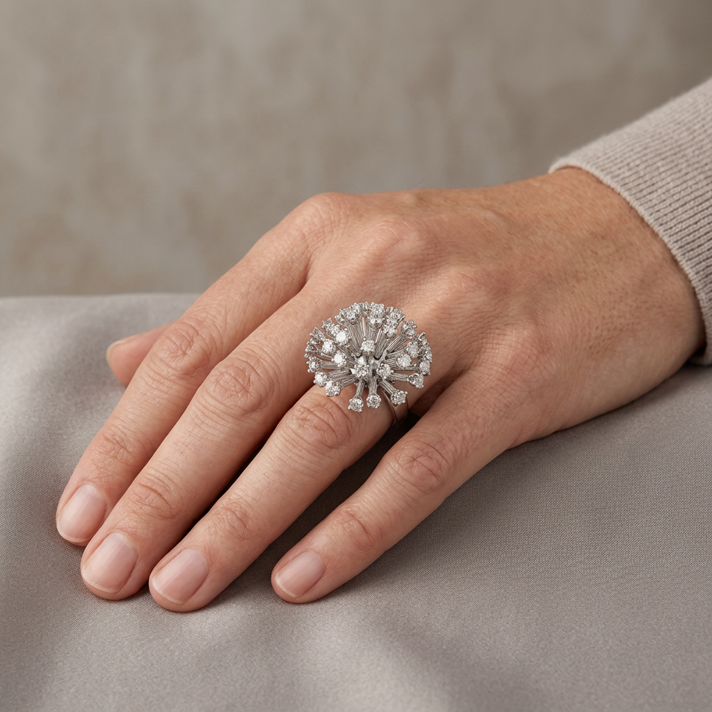 Ring on a woman’s finger