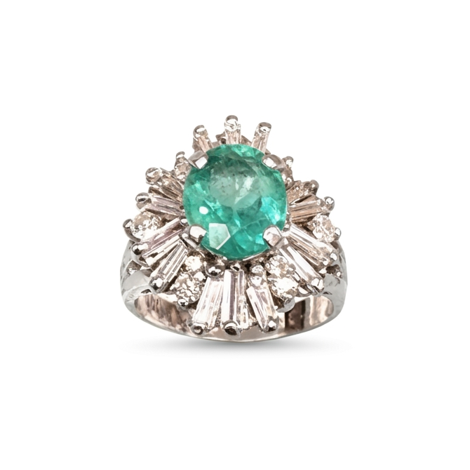 Ring with much wider white margins