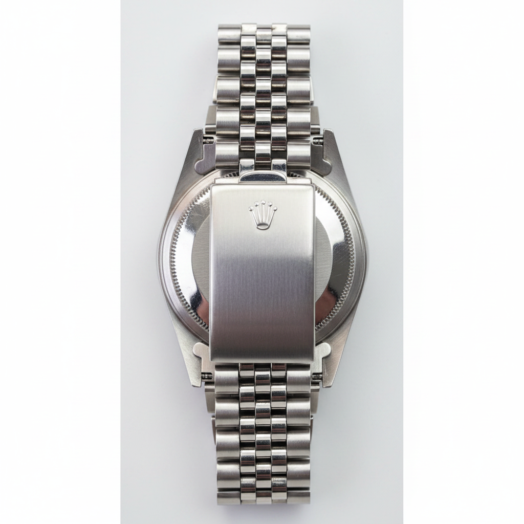 Rolex Datejust Ref. 16220 – Original Silver Dial  Back View