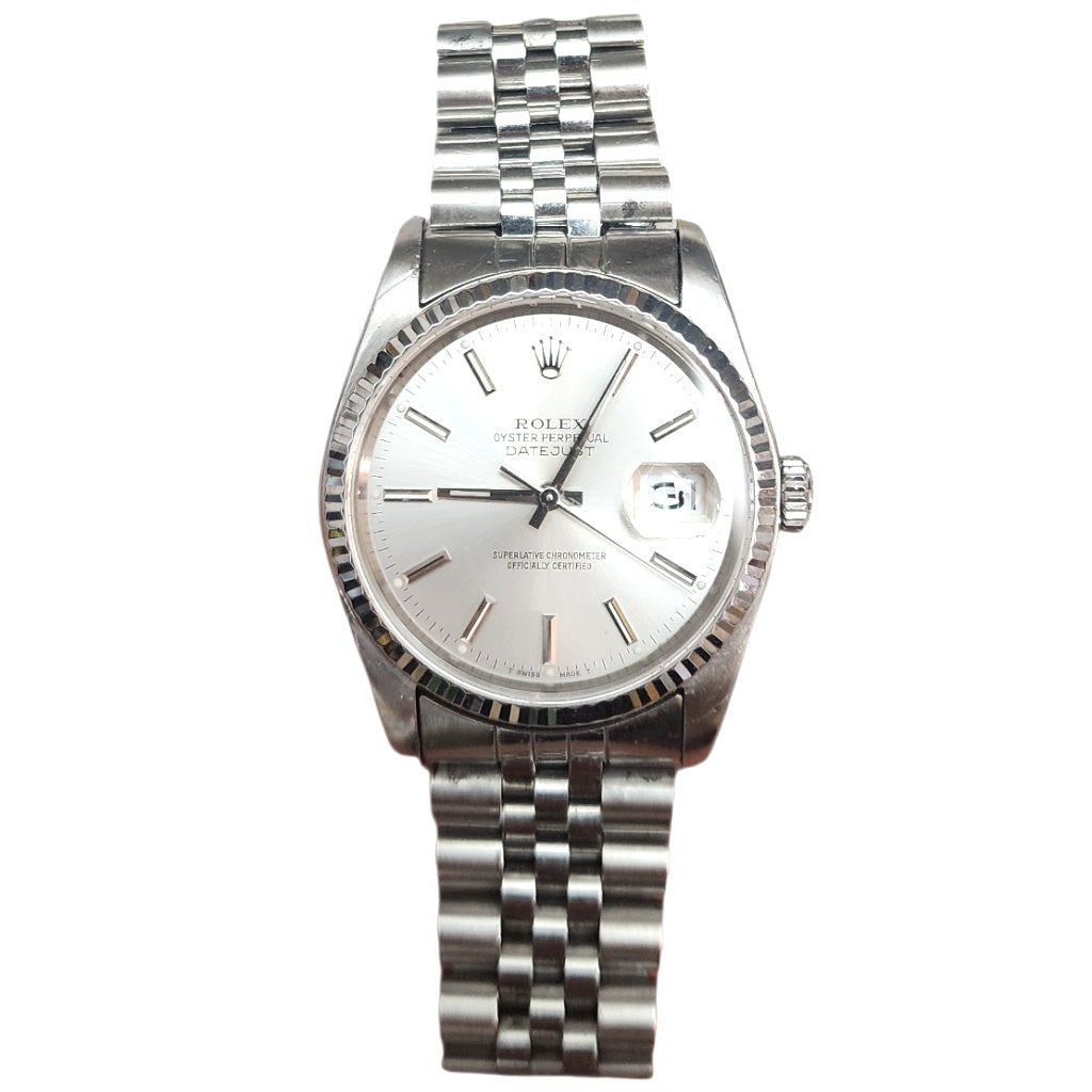 Rolex Datejust Ref. 16220 – Original Silver Dial