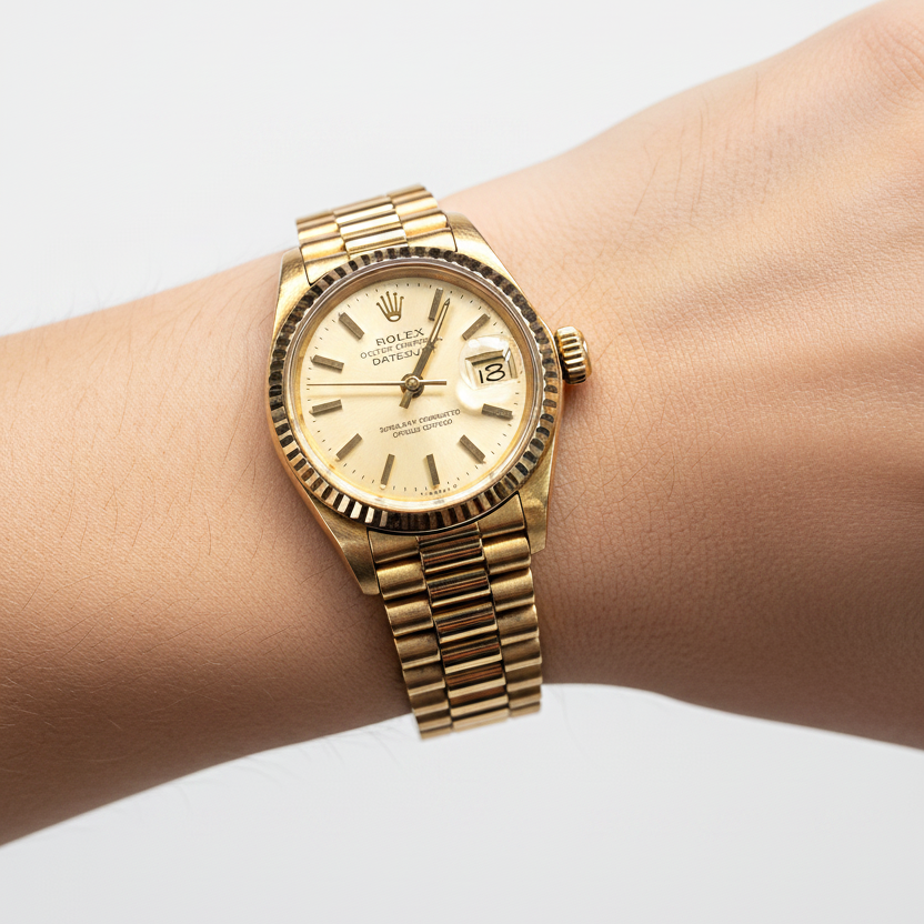 Rolex Datejust 26mm Ladies Wrist Shot
