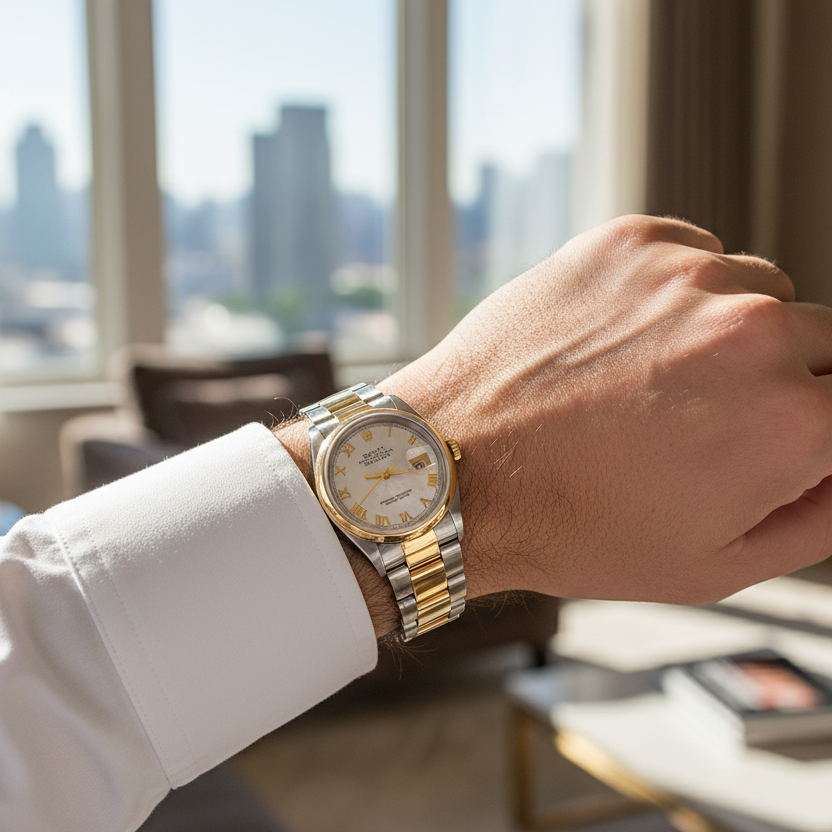 Rolex Datejust 36mm Two-Tone Wrist