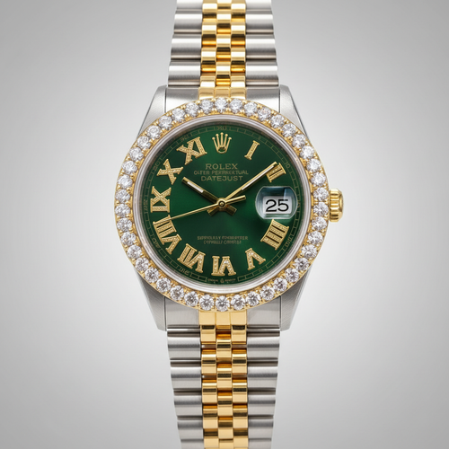 Rolex Datejust Ref. 1601 – Candy Green Diamond Dial – Ryu's Jewelry