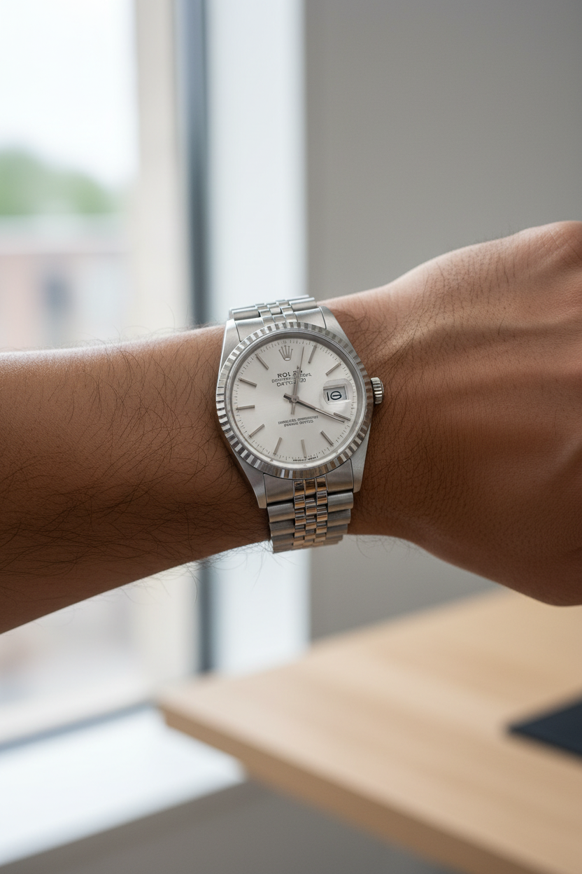 Rolex Datejust on Men's Wrist