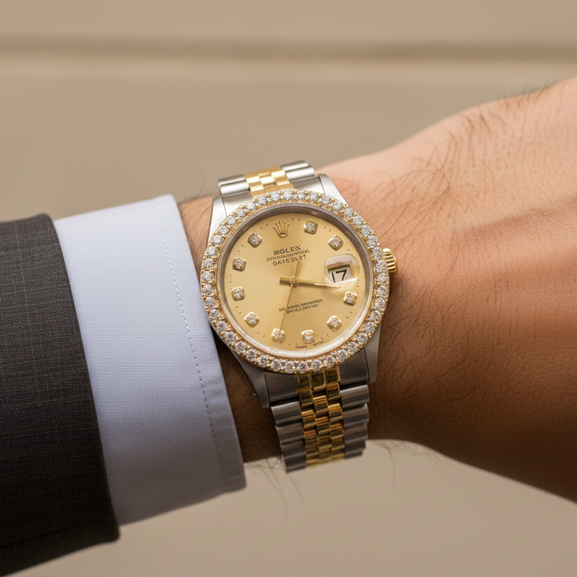 Rolex Datejust on Men's Wrist