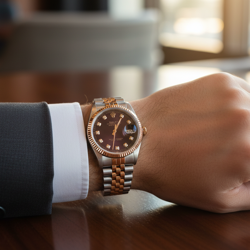 Rolex Datejust Two-Tone Wrist