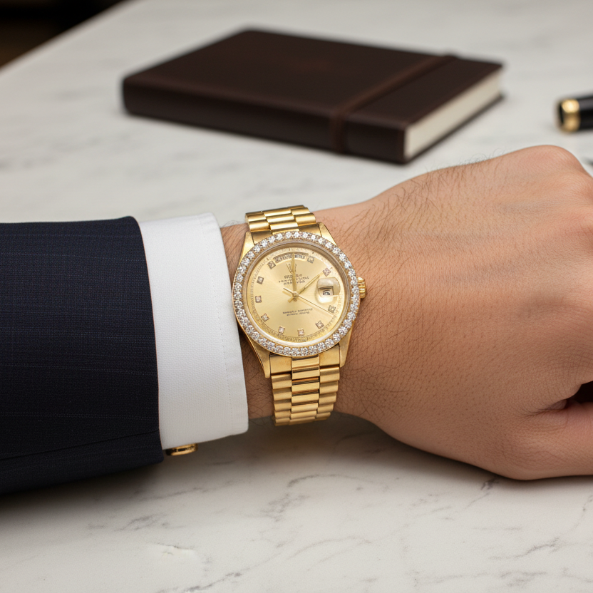 Rolex Day-Date on Men's Wrist