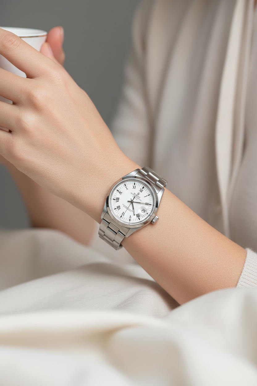 Rolex on Lady's Wrist