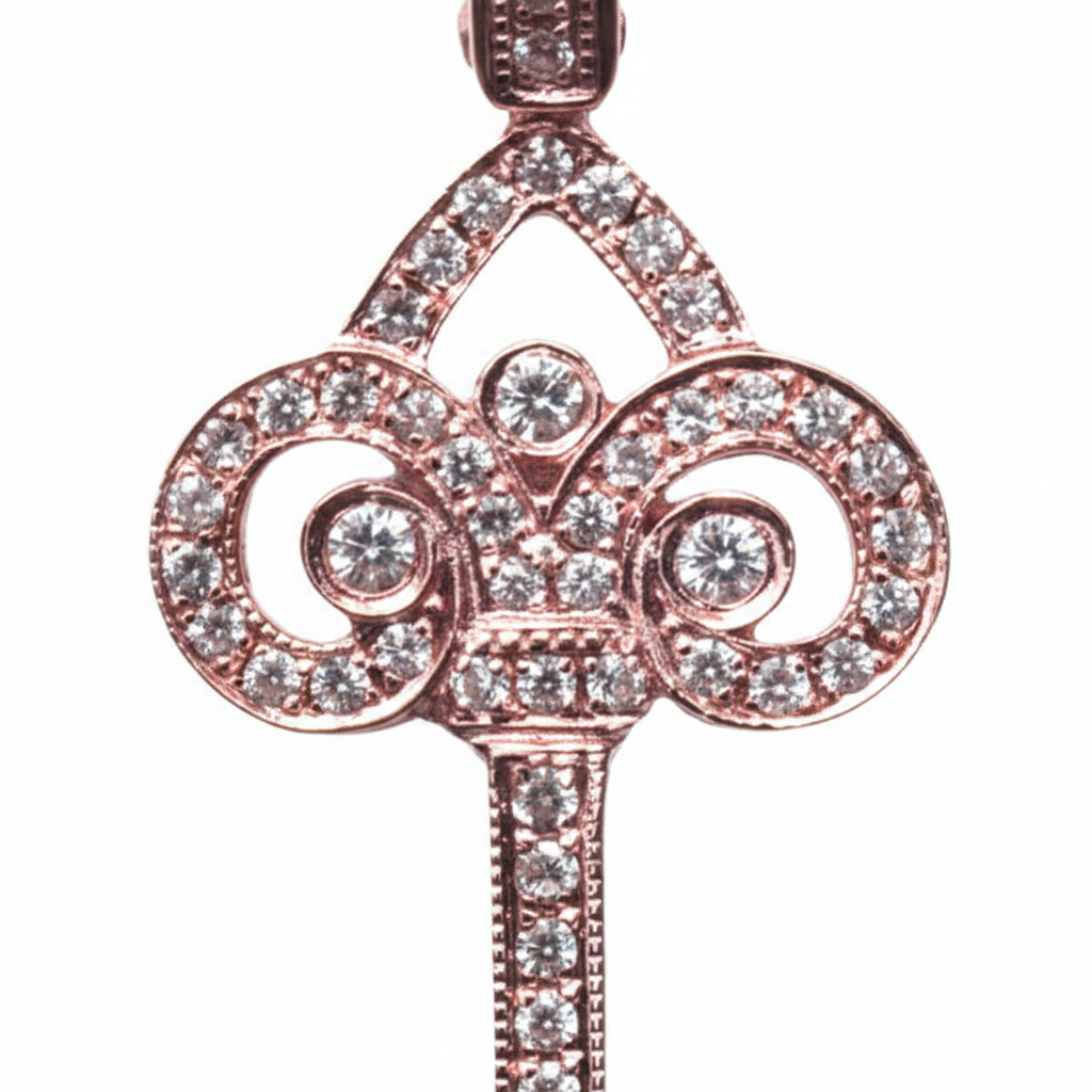 Rose Gold Key - Crown Macro