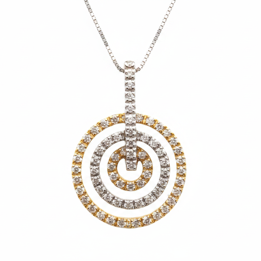 Trinity Circle Pendant Necklace