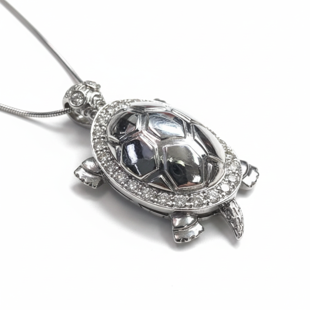 Turtle pendant side angle