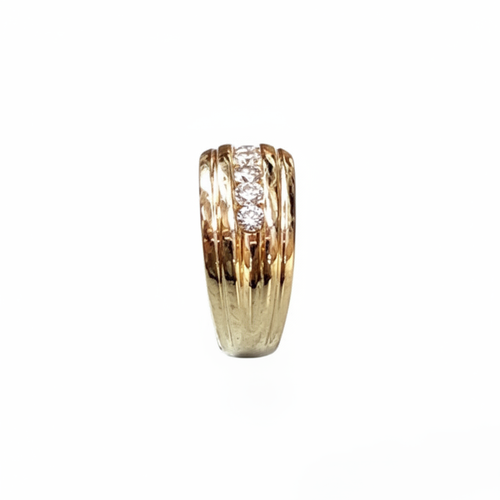 Wide Diamond Band Side Enhanced