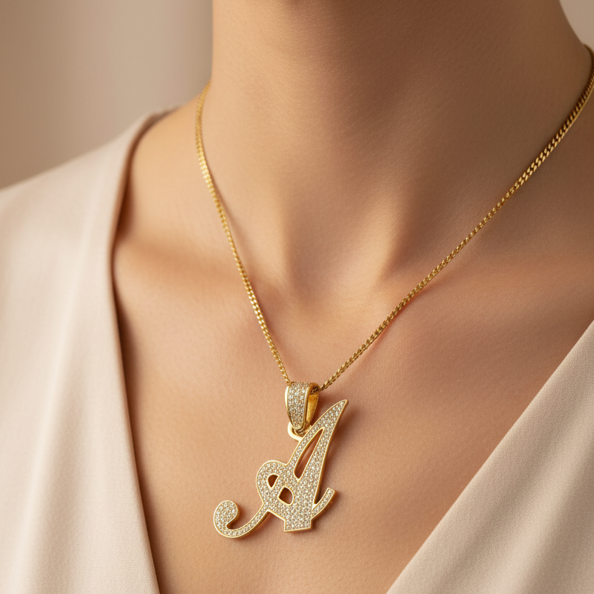 Women’s neck close-up