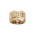 Yellow Gold Diamond Ring - Enhanced