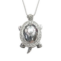 Zoomed-out turtle pendant product photo